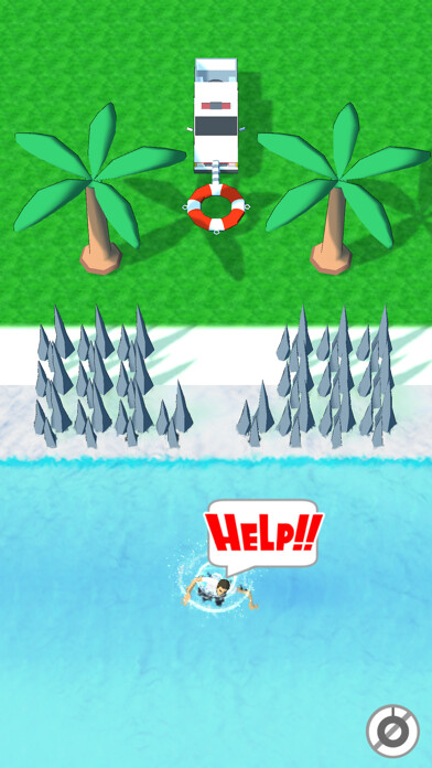 Emulate iPhone app Rescue Float using MyAndroid