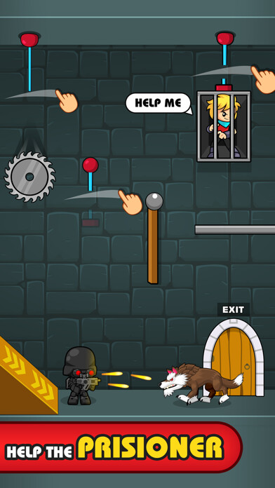 Emulate iPhone app Rescue Rope Puzzle using MyAndroid Emulate iPhone app Rescue Rope Puzzle using MyAndroid