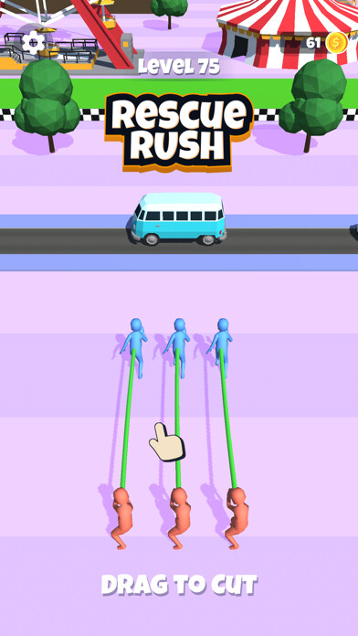 Emulate iPhone app Rescue Rush! using MyAndroid