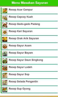 Emulate Android APK Resep Aneka Sayuran Terbaru