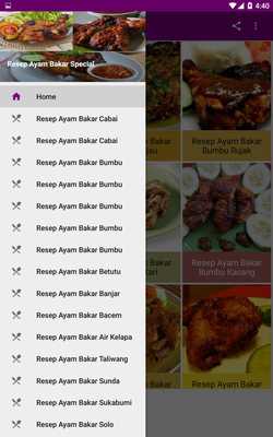 Emulate Android APK Resep Ayam Bakar Special