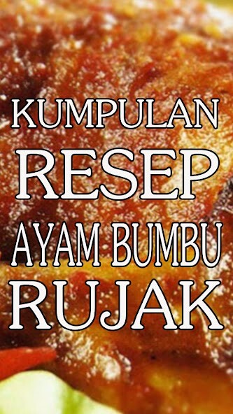 Run android online APK Resep Ayam Bumbu Rujak Enak from MyAndroid or emulate Resep Ayam Bumbu Rujak Enak using MyAndroid