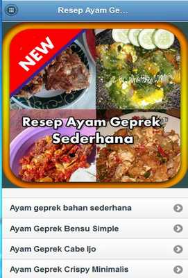 Emulate Android APK Resep Ayam Geprek Sederhana Emulate Android APK Resep Ayam Geprek Sederhana