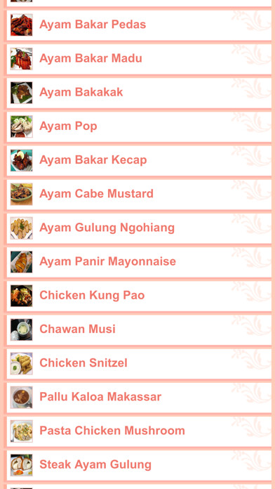Emulate iPhone app Resep Ayam Indonesia using MyAndroid Emulate iPhone app Resep Ayam Indonesia using MyAndroid