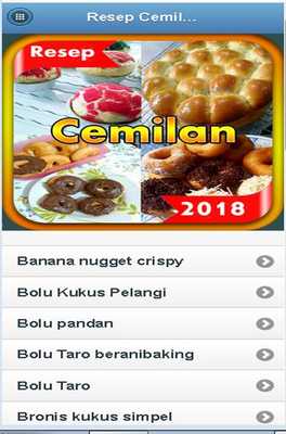 Emulate Android APK Resep Cemilan