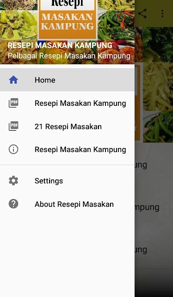 Emulate Android APK Resepi Masakan Kampung