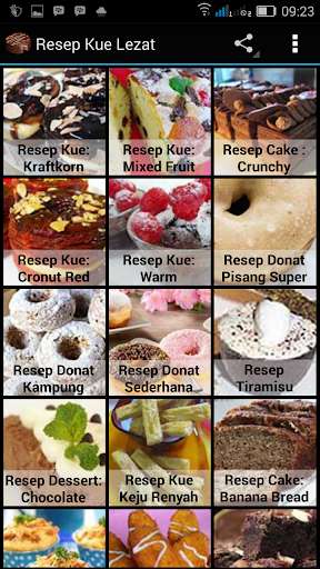 Emulate Android APK RESEP KUE KERING  BASAH