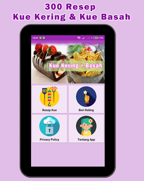 Run android online APK Resep Kue Kering  Kue Basah Offline from MyAndroid or emulate Resep Kue Kering  Kue Basah Offline using MyAndroid