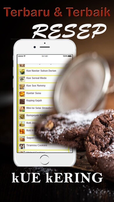 Emulate iPhone app Resep Kue Kering Terbaru using MyAndroid Emulate iPhone app Resep Kue Kering Terbaru using MyAndroid
