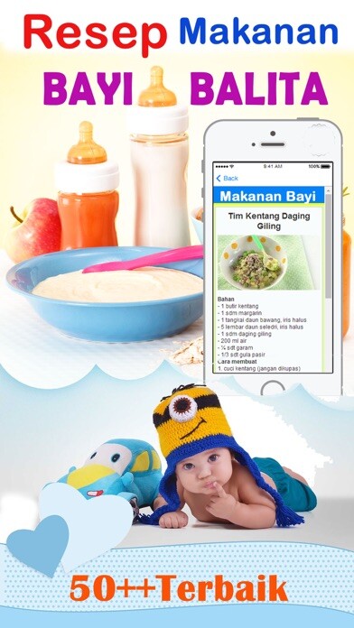 Emulate iPhone app Resep Makanan Bayi dan Balita using MyAndroid Emulate iPhone app Resep Makanan Bayi dan Balita using MyAndroid