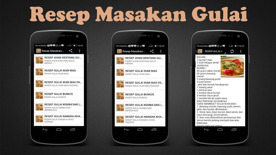 Emulate Android APK Resep Masakan Gulai