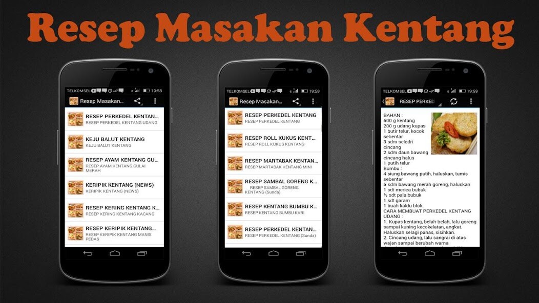 Emulate Android APK Resep Masakan Kentang