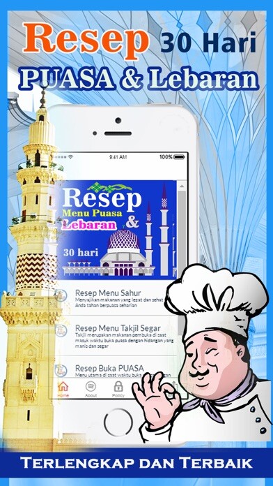 Emulate iPhone app Resep Masakan Menu Puasa dan Kue Lebaran using MyAndroid Emulate iPhone app Resep Masakan Menu Puasa dan Kue Lebaran using MyAndroid