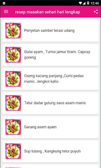 Run android online APK resep masakan sehari hari lengkap from MyAndroid or emulate resep masakan sehari hari lengkap using MyAndroid