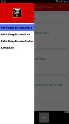 Emulate Android APK Resep Masakan Udang Lengkap