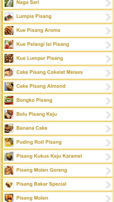 Emulate iPhone app Resep Pisang Indonesia using MyAndroid Emulate iPhone app Resep Pisang Indonesia using MyAndroid