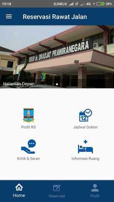 Emulate Android APK Reservasi