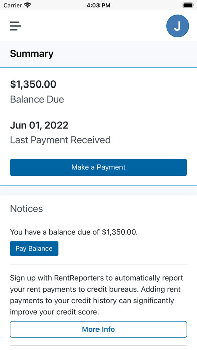 Emulate iPhone app Resident Connect Rentec Direct using MyAndroid