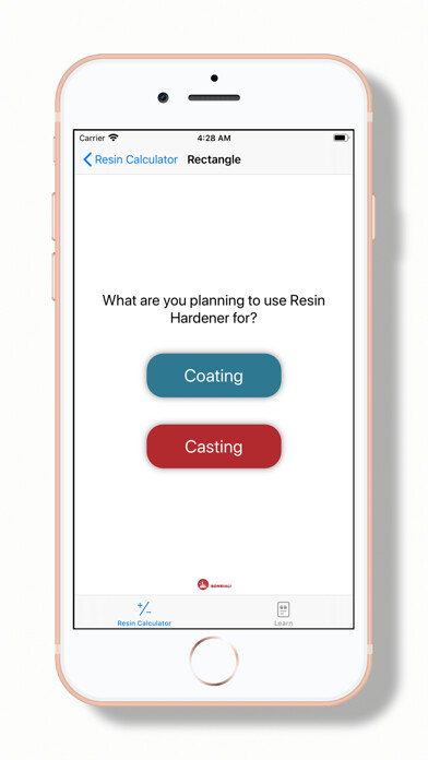 Emulate iPhone app Resin and Jesmonite Calculator using MyAndroid Emulate iPhone app Resin and Jesmonite Calculator using MyAndroid