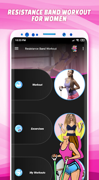 Run android online APK Resistance Band Workout For Women : Elastic band from MyAndroid or emulate Resistance Band Workout For Women : Elastic band using MyAndroid