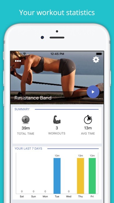 Emulate iPhone app Resistance Band Workout Strong using MyAndroid Emulate iPhone app Resistance Band Workout Strong using MyAndroid