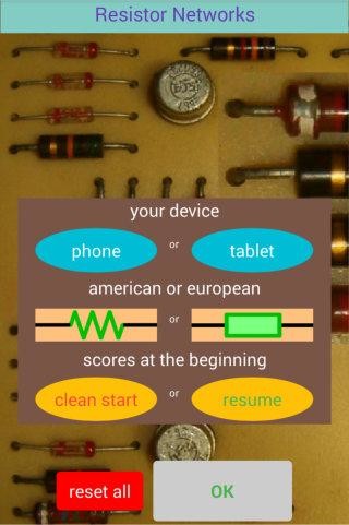 Run android online APK Resistor Networks from MyAndroid or emulate Resistor Networks using MyAndroid