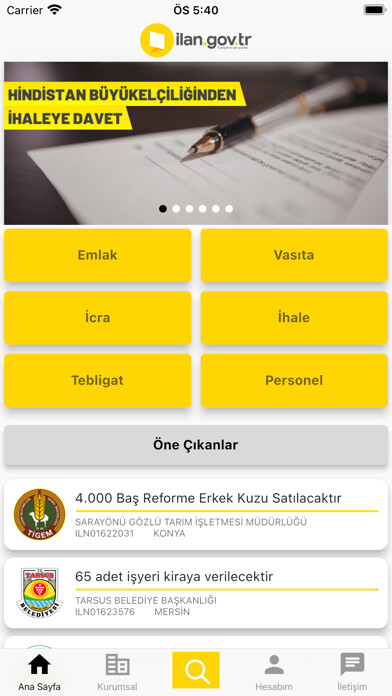 Emulate iPhone app Resmi ilanlar using MyAndroid Emulate iPhone app Resmi ilanlar using MyAndroid