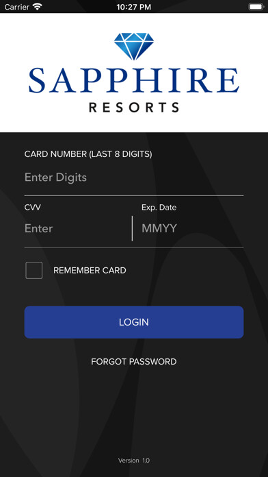 Emulate iPhone app ResortStay Balance Checker using MyAndroid Emulate iPhone app ResortStay Balance Checker using MyAndroid