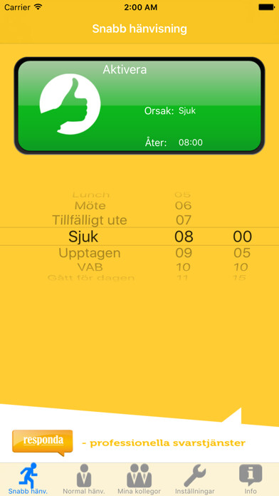 Emulate iPhone app Responda using MyAndroid