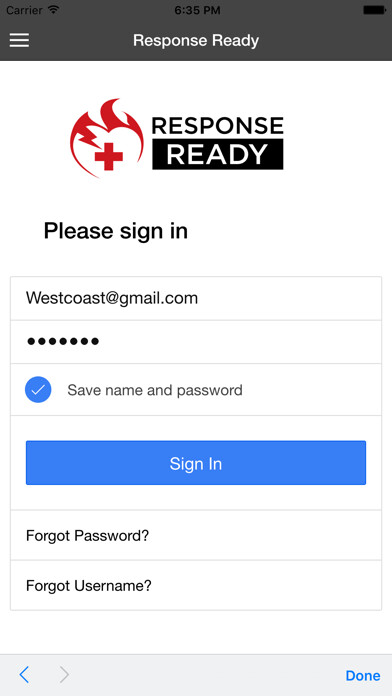 Emulate iPhone app Response Ready using MyAndroid