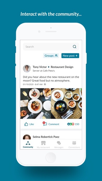 Emulate iPhone app RestaPros: Restaurant Manager using MyAndroid