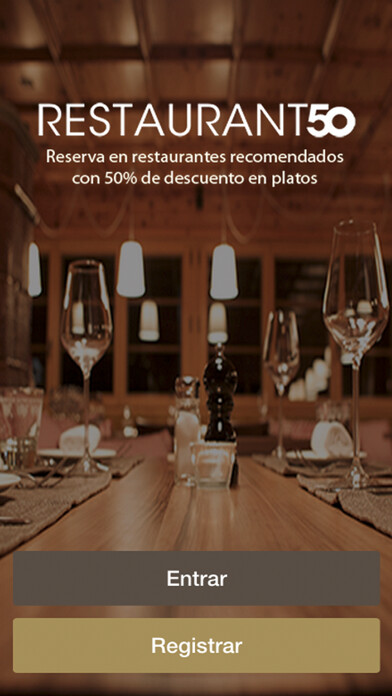 Emulate iPhone app Restaurant50 - reserva en restaurantes recomendados de Sevilla, Madrid, Málaga y Valencia using MyAndroid Emulate iPhone app Restaurant50 - reserva en restaurantes recomendados de Sevilla, Madrid, Málaga y Valencia using MyAndroid