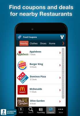 Emulate Android APK Restaurant Coupons  Deals