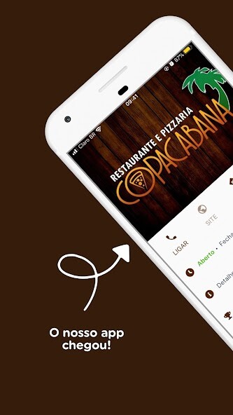 Run android online APK Restaurante e Pizzaria Copacabana from MyAndroid or emulate Restaurante e Pizzaria Copacabana using MyAndroid