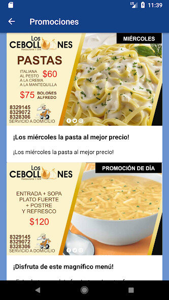Run android online APK Restaurante Los Cebollones from MyAndroid or emulate Restaurante Los Cebollones using MyAndroid