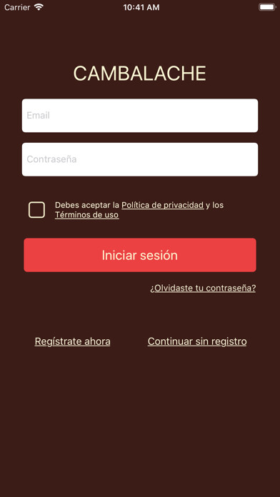 Emulate iPhone app Restaurantes Cambalache using MyAndroid Emulate iPhone app Restaurantes Cambalache using MyAndroid