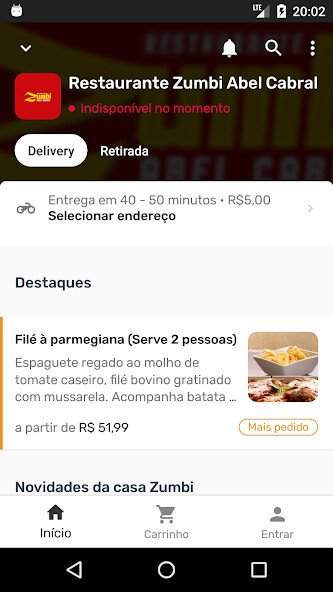 Run android online APK Restaurante Zumbi Abel Cabral from MyAndroid or emulate Restaurante Zumbi Abel Cabral using MyAndroid