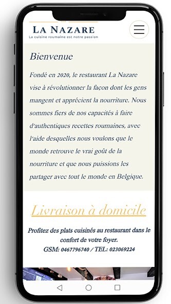 Run android online APK Restaurant La Nazare from MyAndroid or emulate Restaurant La Nazare using MyAndroid