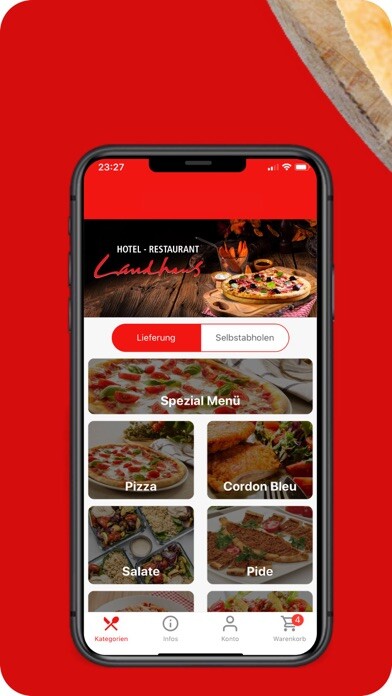 Emulate iPhone app Restaurant Land Haus using MyAndroid Emulate iPhone app Restaurant Land Haus using MyAndroid