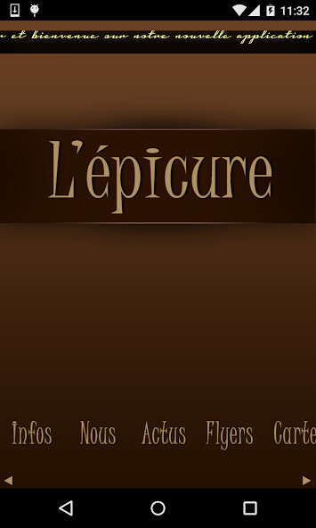 Run android online APK Restaurant lEpicure from MyAndroid or emulate Restaurant lEpicure using MyAndroid