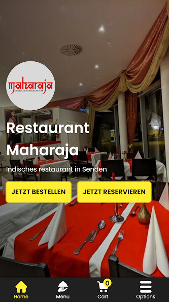 Emulate Android APK Restaurant Maharaja