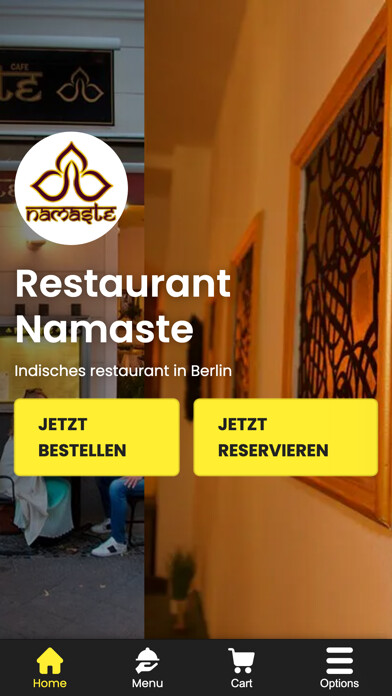 Emulate iPhone app Restaurant Namaste using MyAndroid Emulate iPhone app Restaurant Namaste using MyAndroid