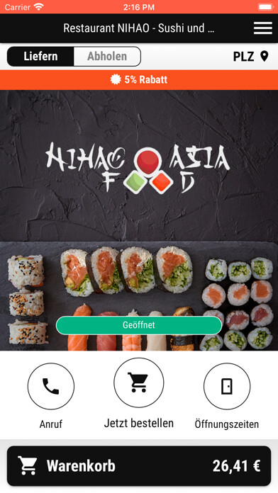 Emulate iPhone app Restaurant NIHAO using MyAndroid Emulate iPhone app Restaurant NIHAO using MyAndroid