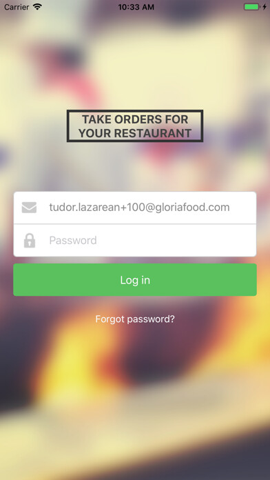 Emulate iPhone app Restaurant Order Taking App using MyAndroid Emulate iPhone app Restaurant Order Taking App using MyAndroid