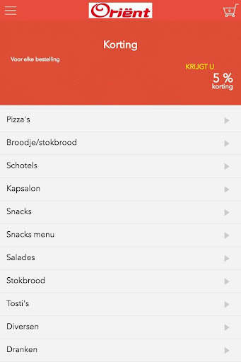 Run android online APK Restaurant Pizzeria Orient from MyAndroid or emulate Restaurant Pizzeria Orient using MyAndroid