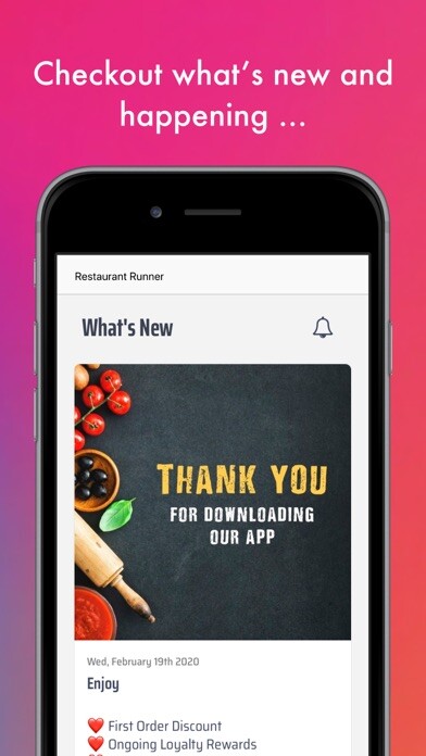 Emulate iPhone app Restaurant Runner App using MyAndroid