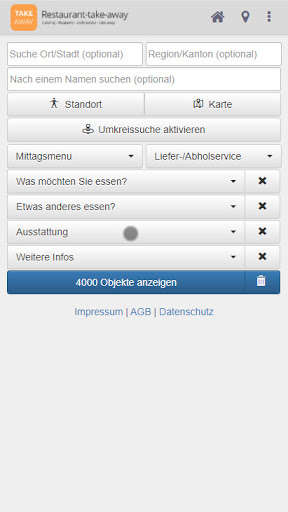 Run android online APK Restaurantsuche mit Take-away in der Schweiz from MyAndroid or emulate Restaurantsuche mit Take-away in der Schweiz using MyAndroid Run android online APK Restaurantsuche mit Take-away in der Schweiz from MyAndroid or emulate Restaurantsuche mit Take-away in der Schweiz using MyAndroid