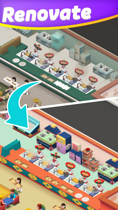 Emulate iPhone app Restaurant Tycoon - Idle Game using MyAndroid Emulate iPhone app Restaurant Tycoon - Idle Game using MyAndroid