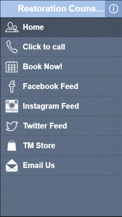 Emulate iPhone app Restoration Counseling Service using MyAndroid Emulate iPhone app Restoration Counseling Service using MyAndroid