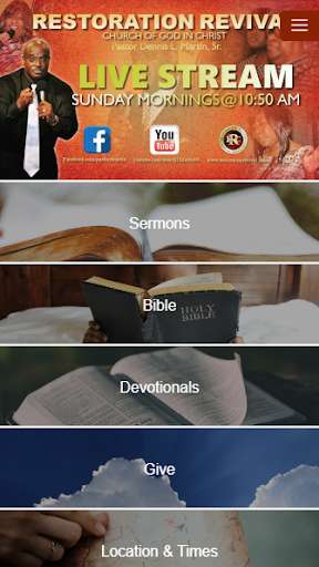 Run android online APK Restoration Revival Church from MyAndroid or emulate Restoration Revival Church using MyAndroid